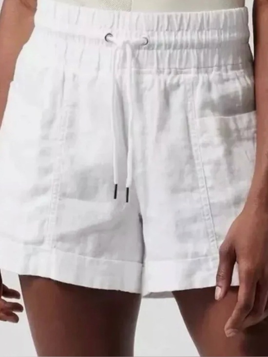 Athleta Pants - Athleta Cabo 100% lien 4” short NWT size 2 resort wear beach vacation